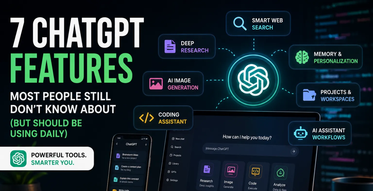 7 ChatGPT Features Most People Still Don’t Know About (But Should Be Using Daily)