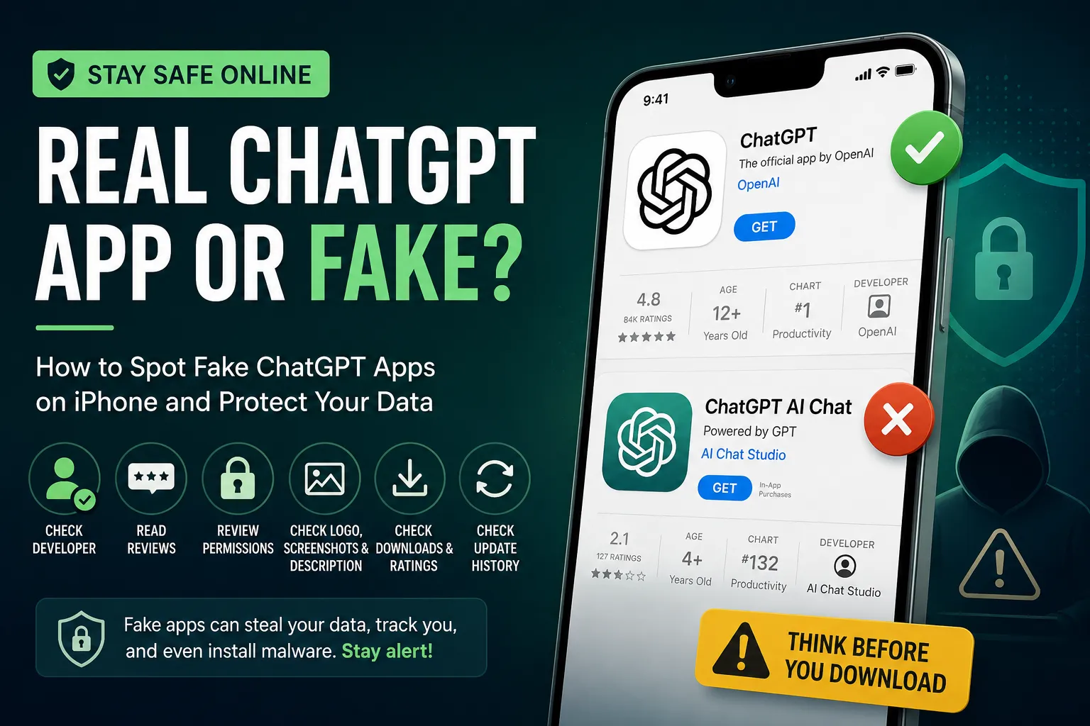 How to Spot Fake ChatGPT Apps on the Apple App Store